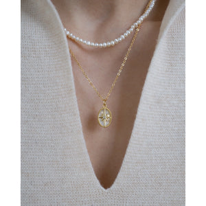 Mother of Pearl Star Necklace