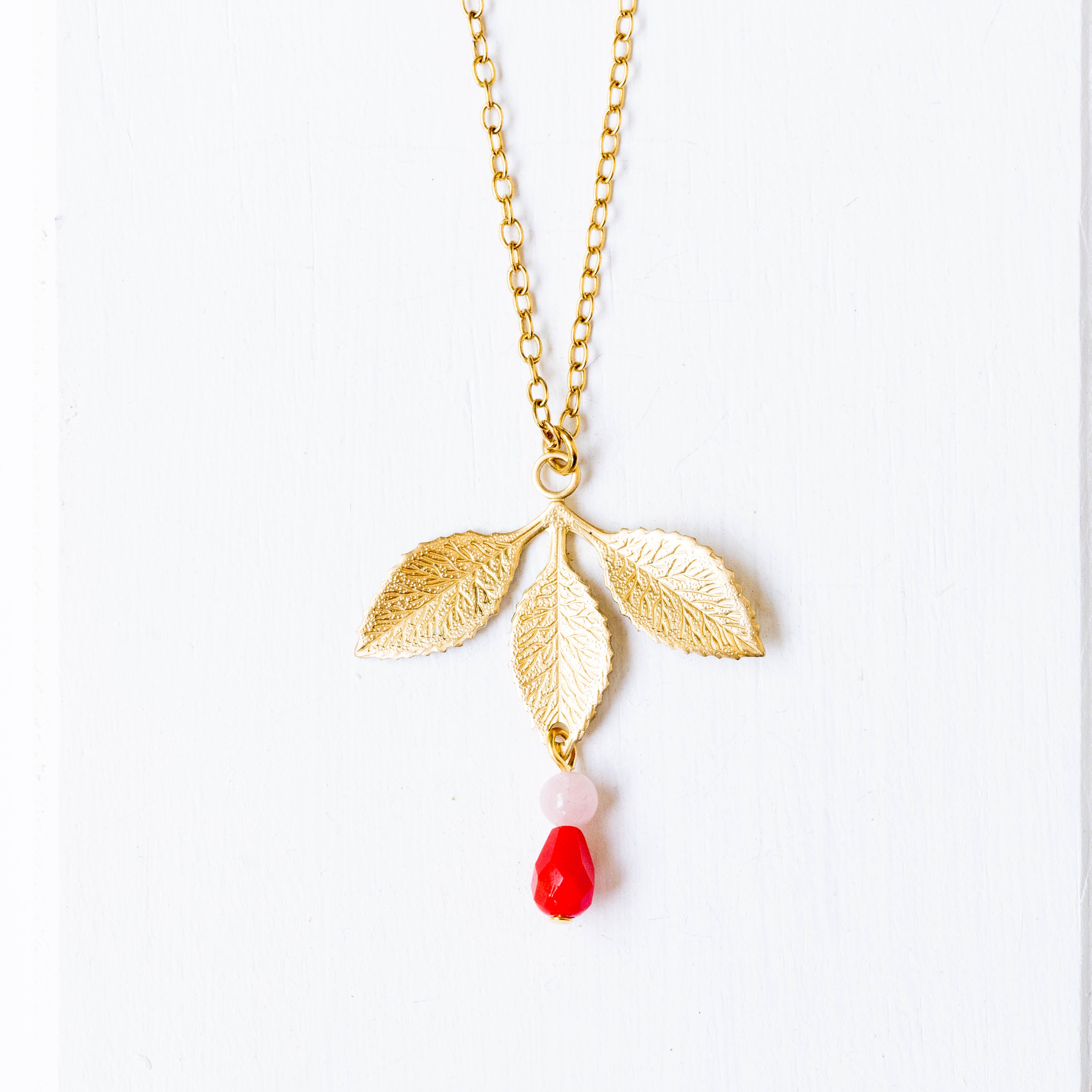 Three Leaf Necklace