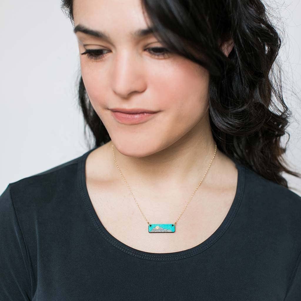 Sunrise Waves Necklace