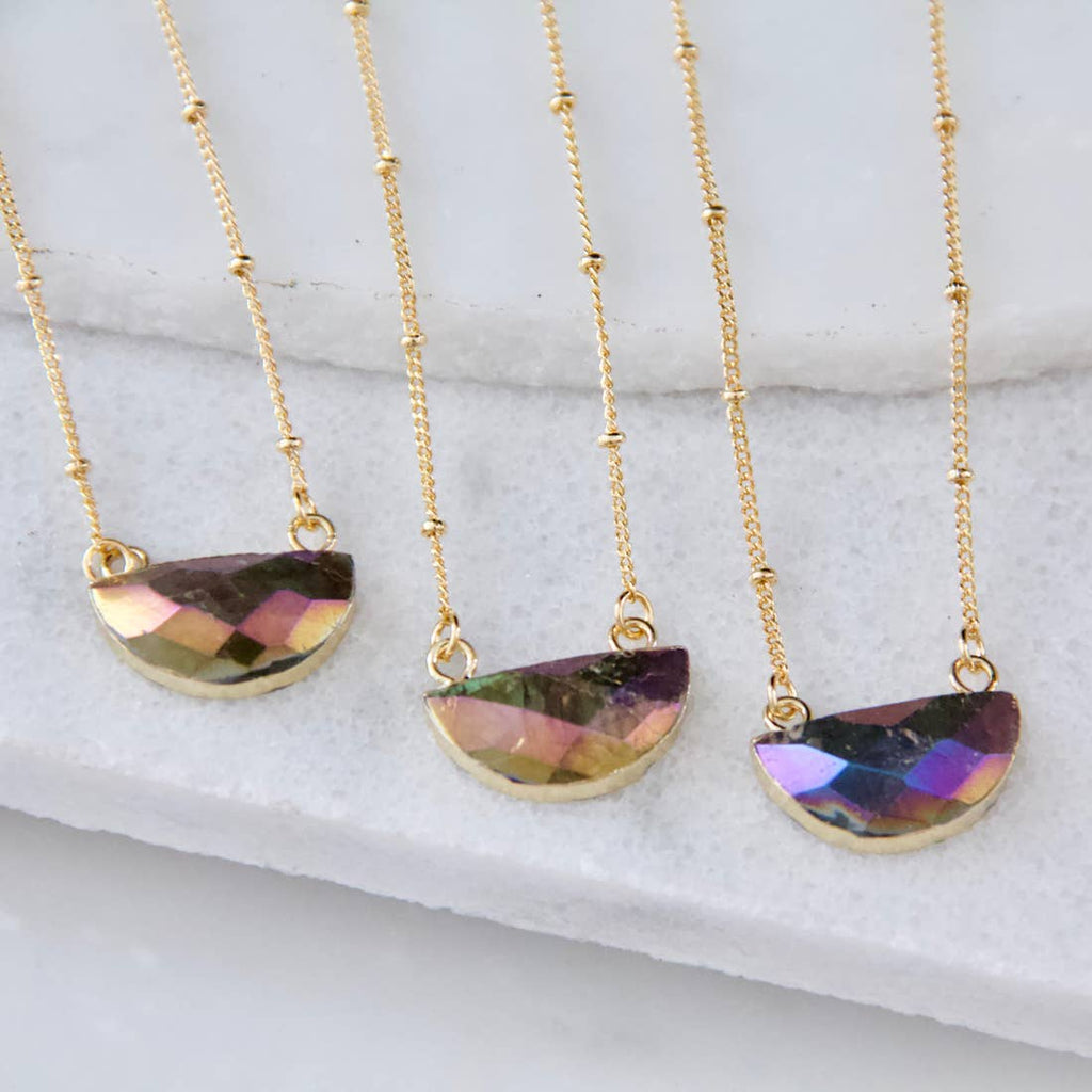 Rainbow Titanium Necklace
