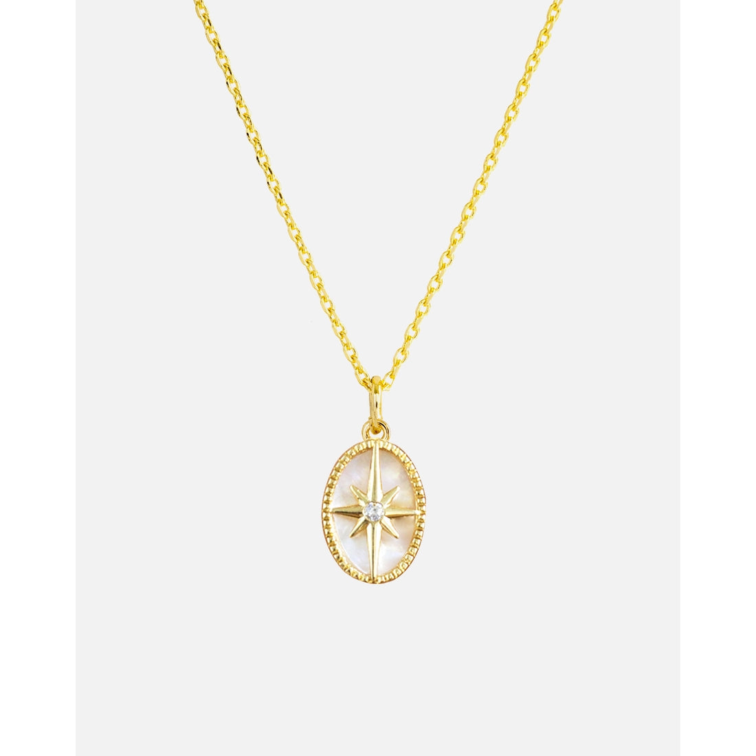 Mother of Pearl Star Necklace