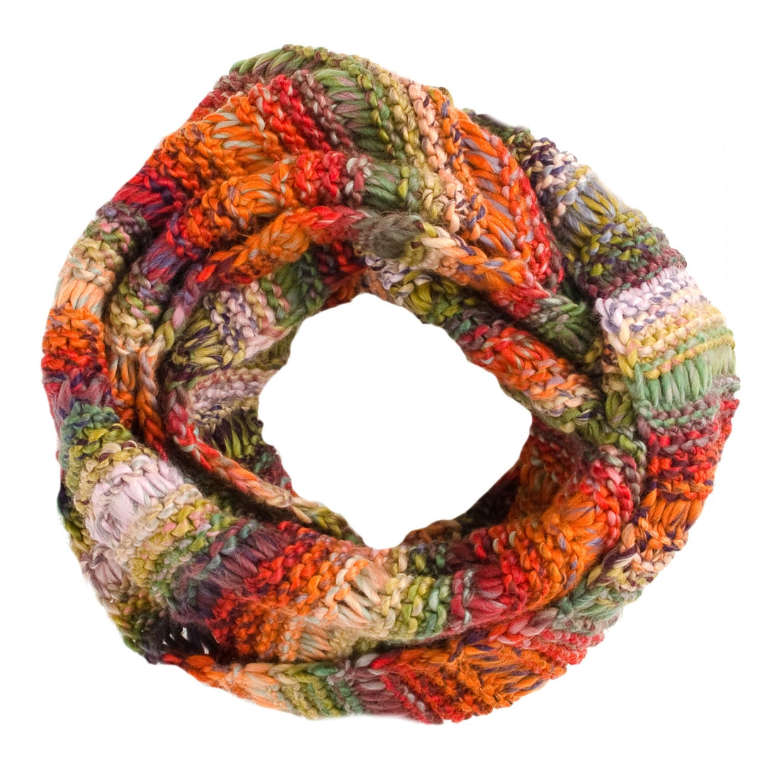 Ombre Knit Infinity Scarf