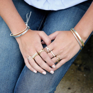 Layered Leaf Ring