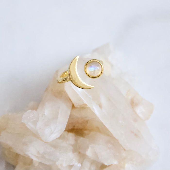 Crescent Moon Ring
