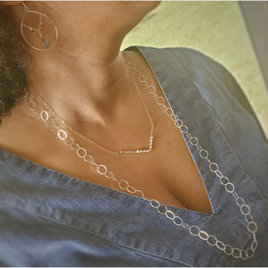 Sterling Silver Simplicity Layering Necklace