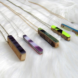 Straightline Ski Necklace