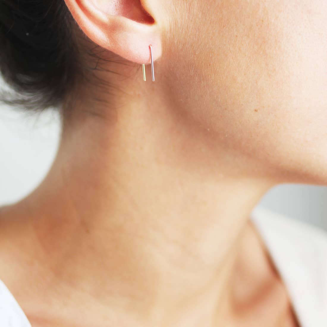 Mini Square Earrings