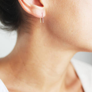 Mini Square Earrings