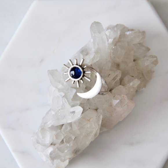 Sun and Moon Stone Sun Ring