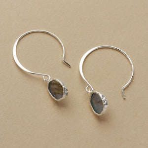 Pacific Threader Hoop Earrings