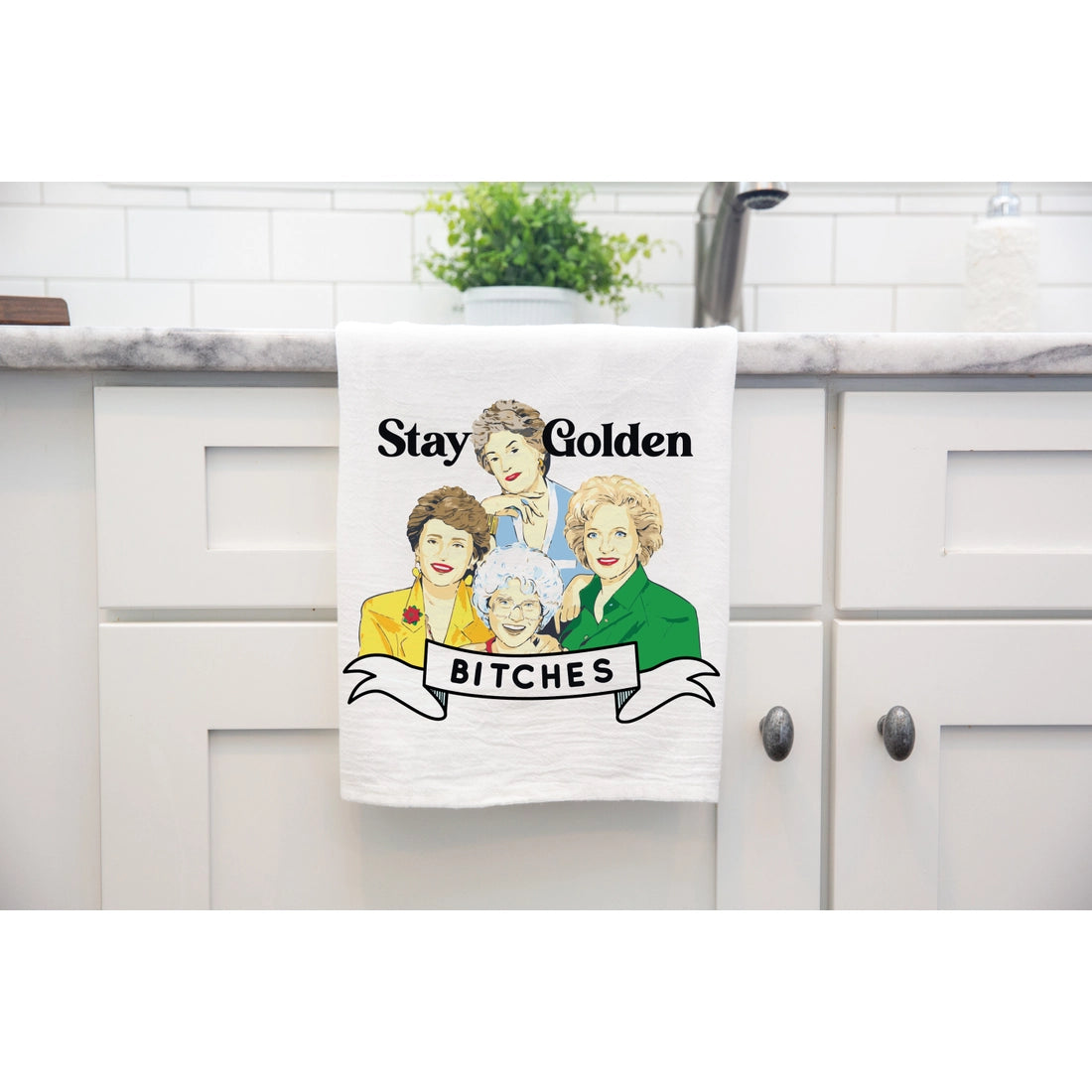 Stay Golden Kitchen Towel
