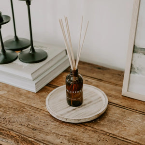 Rustic Round Wood Tray