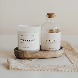 Sweet Water White Jar Candle
